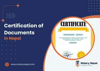 Certification of Documents