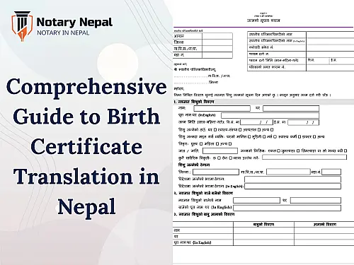 Birth Certificate Translation in Nepal &mdash; Certified & Notarised Guide