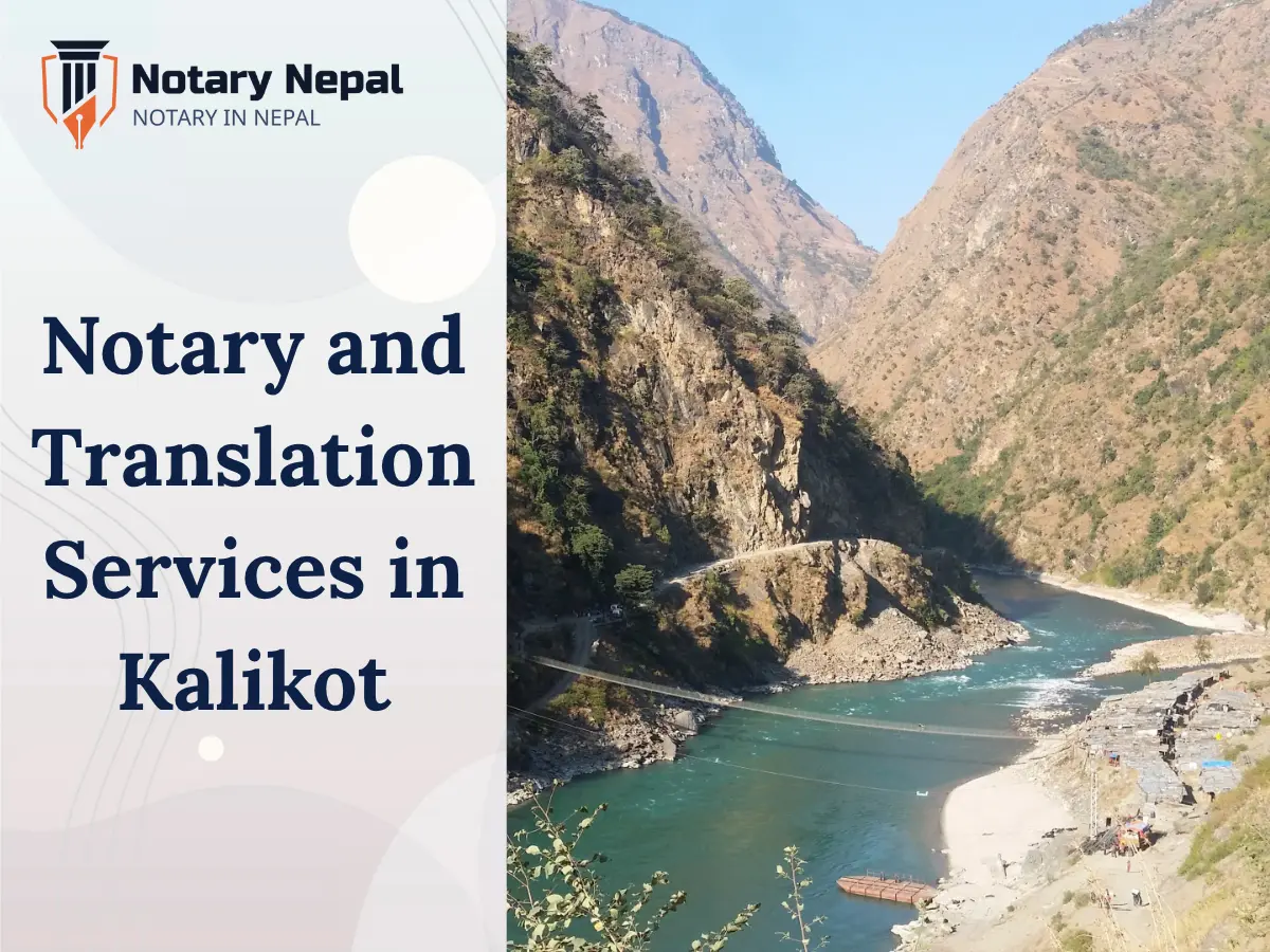 Notary and Translation Services in Kalikot, Nepal