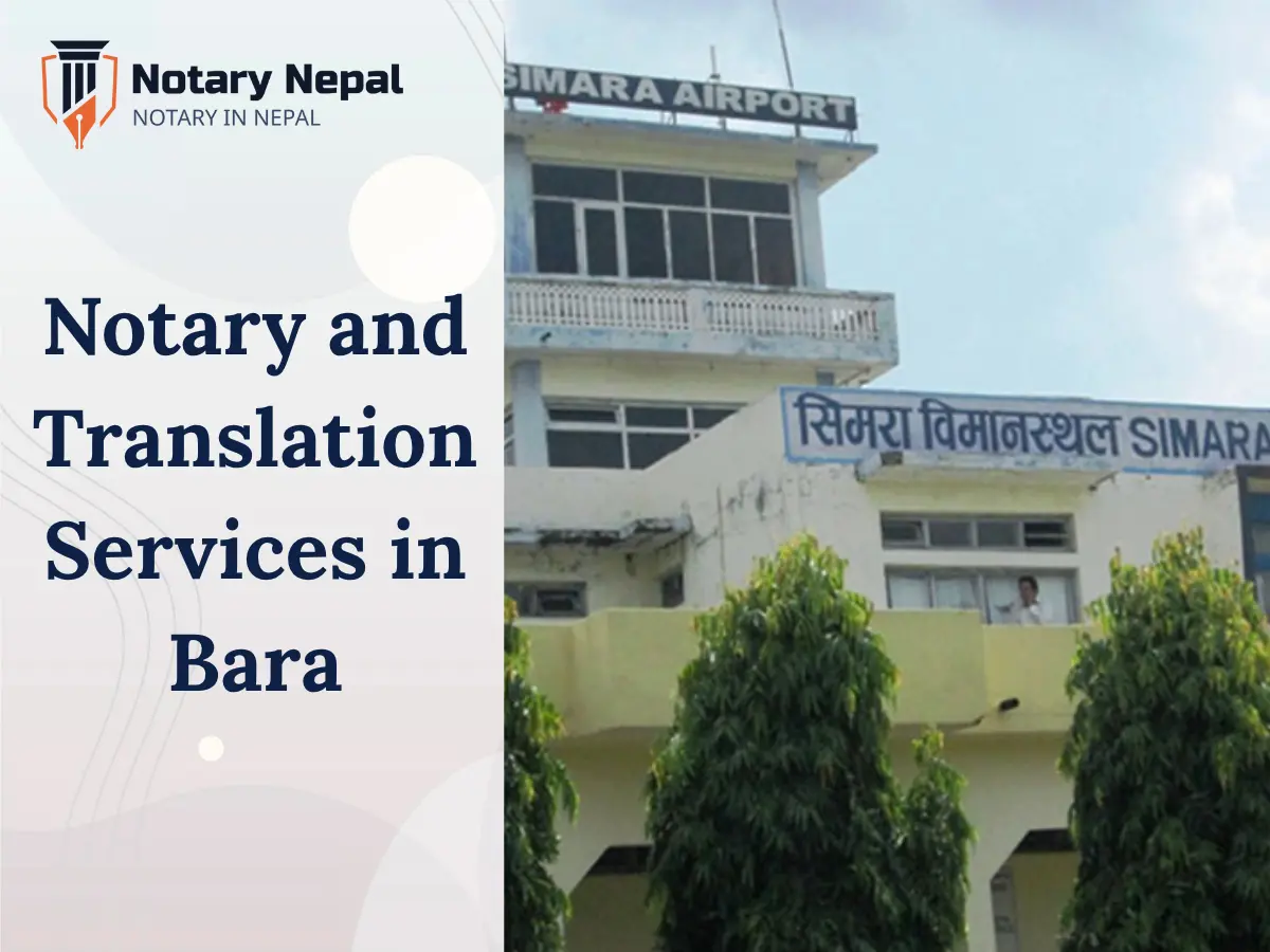 Trusted Notary and Translation Services in Bara