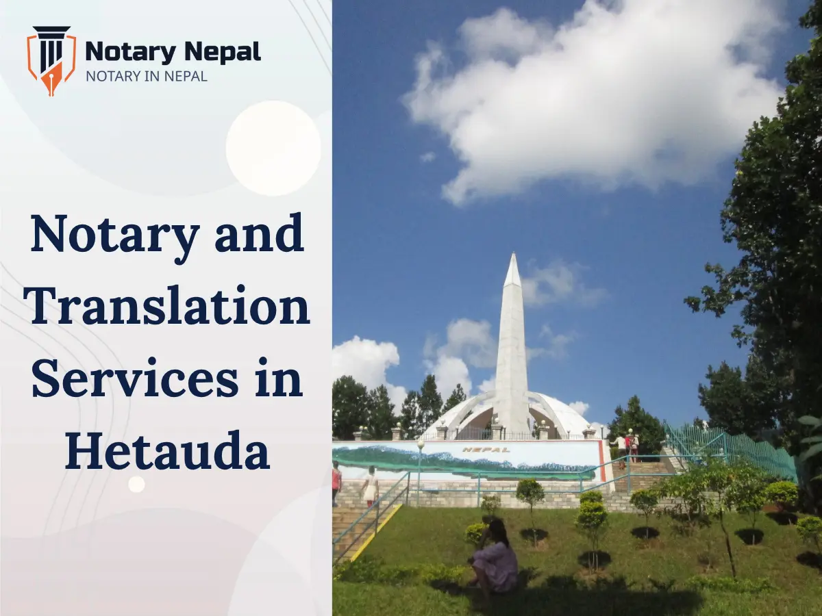 Reliable Online Notary and Translation Services in Hetauda, Nepal