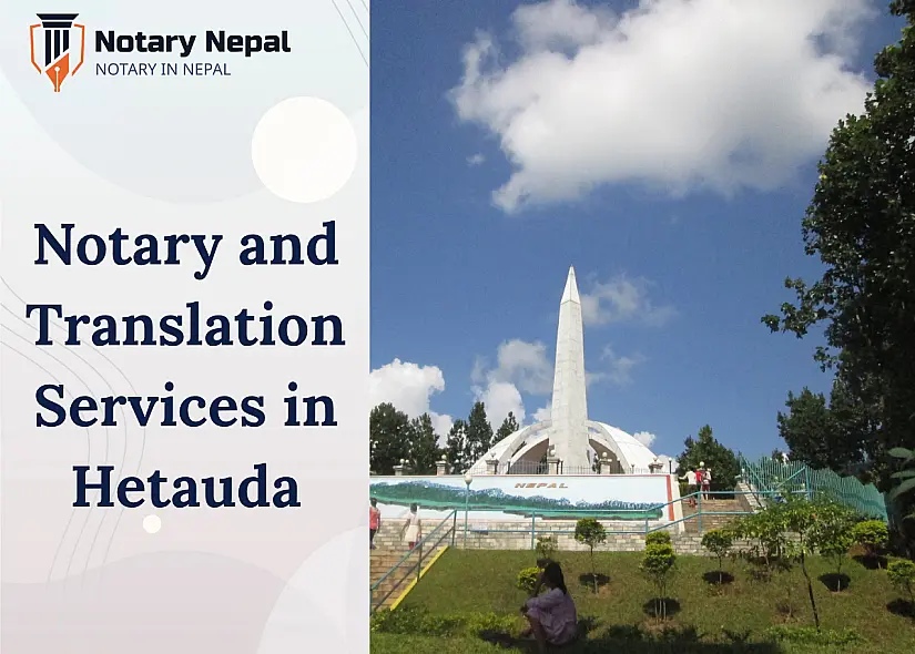 Reliable Online Notary and Translation Services in Hetauda, Nepal