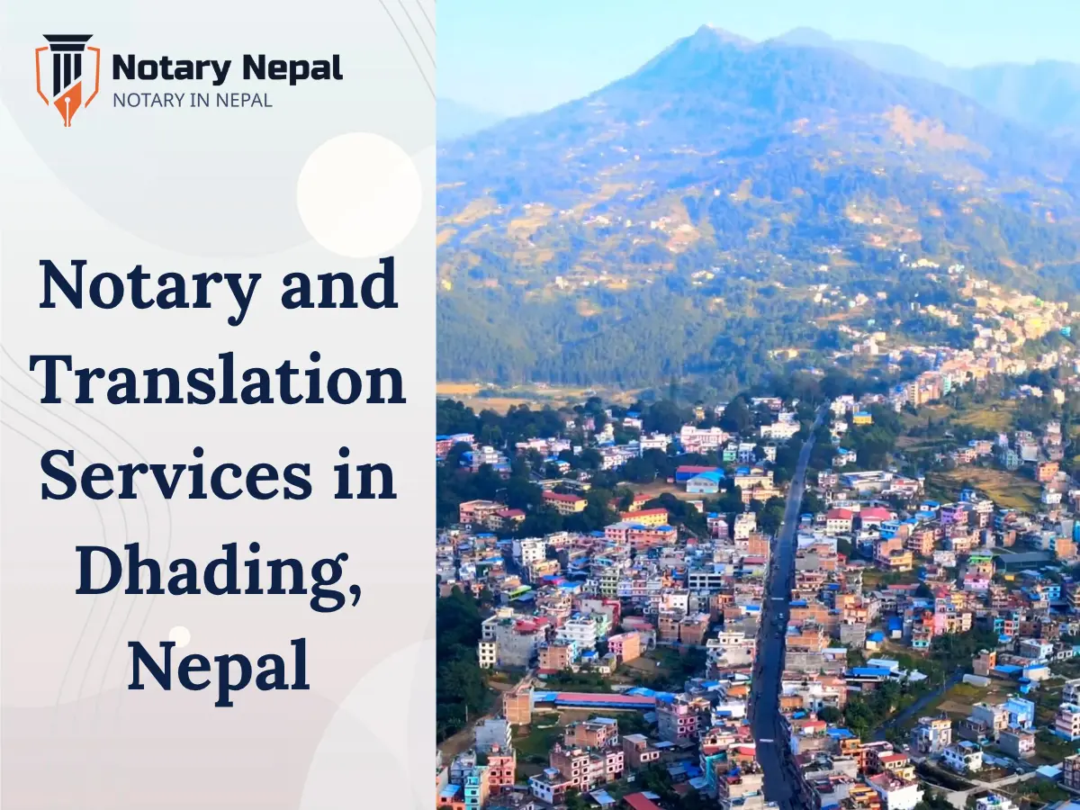 Trusted Notary and Translation Services in Dhading, Nepal