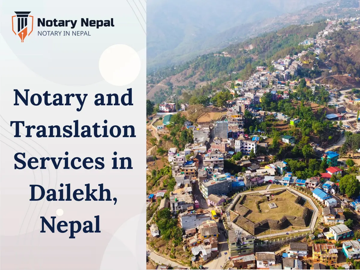 Online Notary and Translation Services in Dailekh