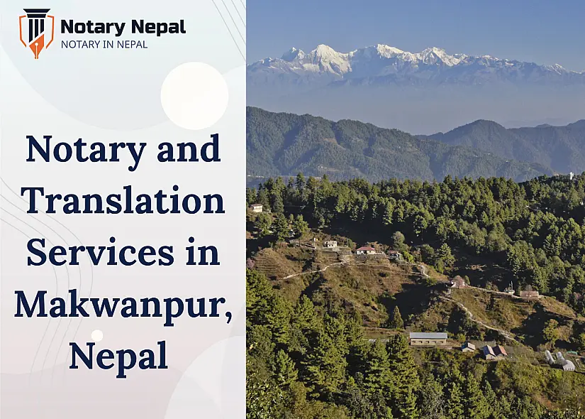 Online Notary and Translation Services in Makwanpur