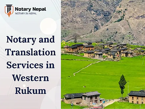 Online Notary and Translation Services in Western Rukum