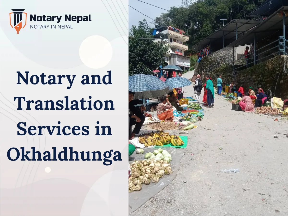 Online Notary and Translation Services in Okhaldhunga