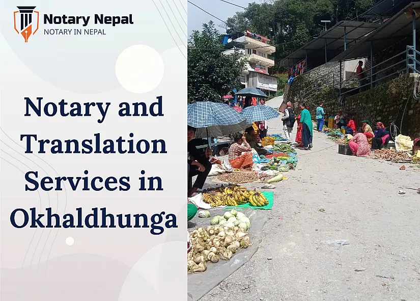 Online Notary and Translation Services in Okhaldhunga