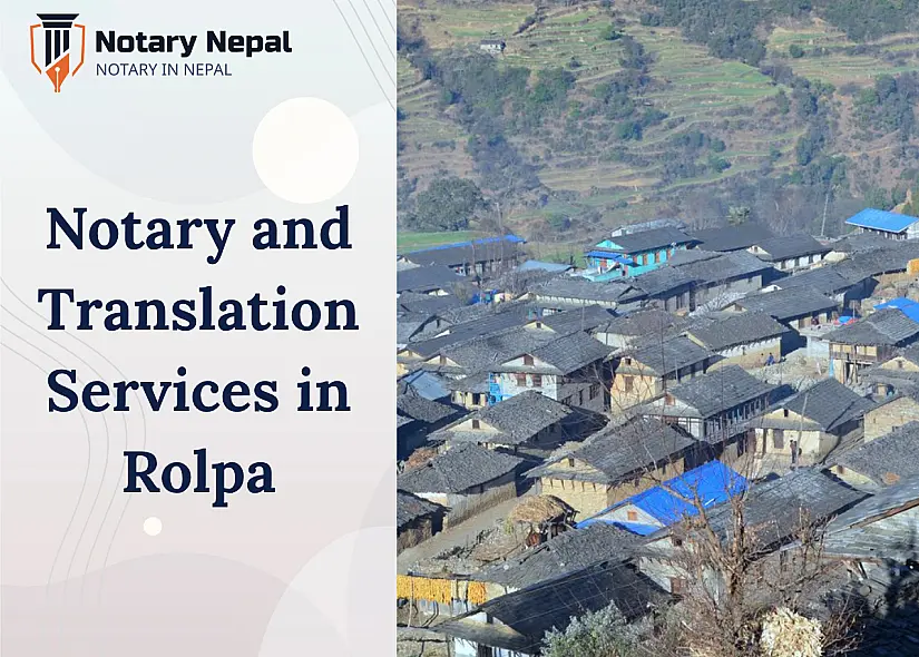 Online Notary and Translation Services in Rolpa