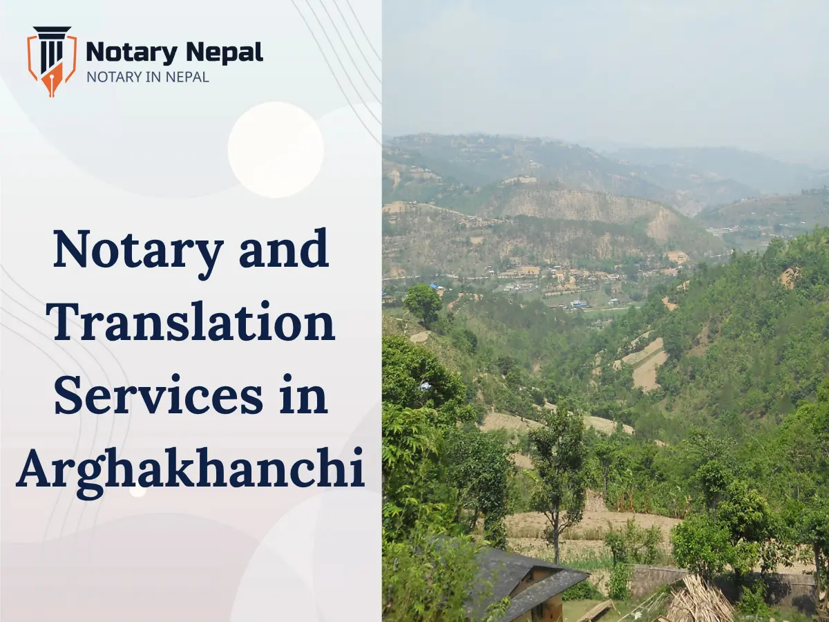 Online Notary and Translation Services in Arghakhanchi