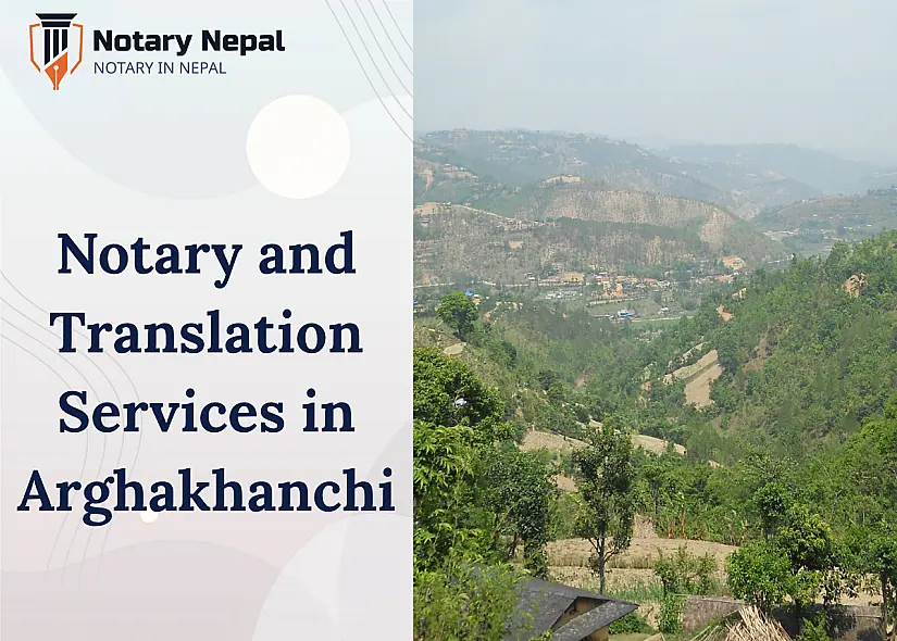 Online Notary and Translation Services in Arghakhanchi
