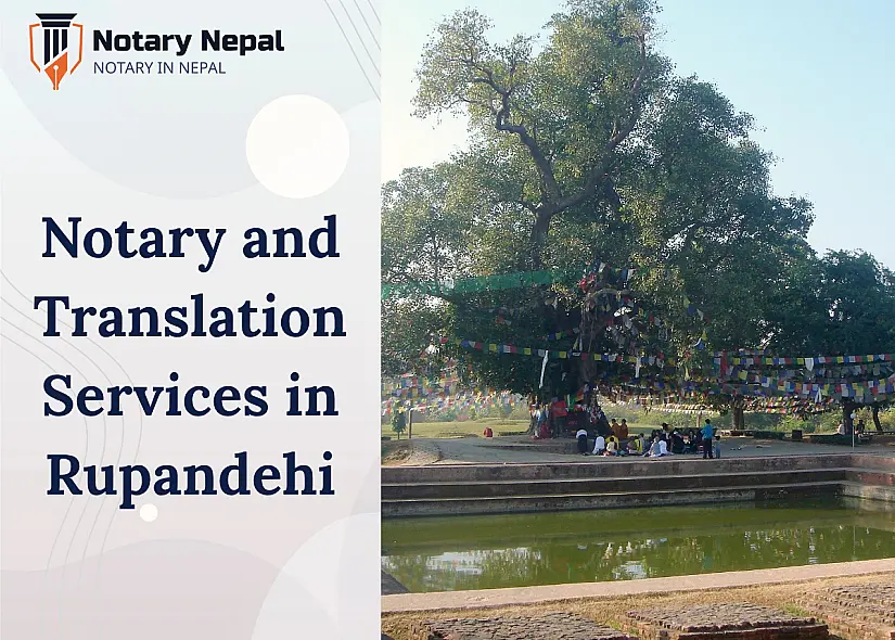 Online Notary and Translation Services in Rupandehi, Nepal