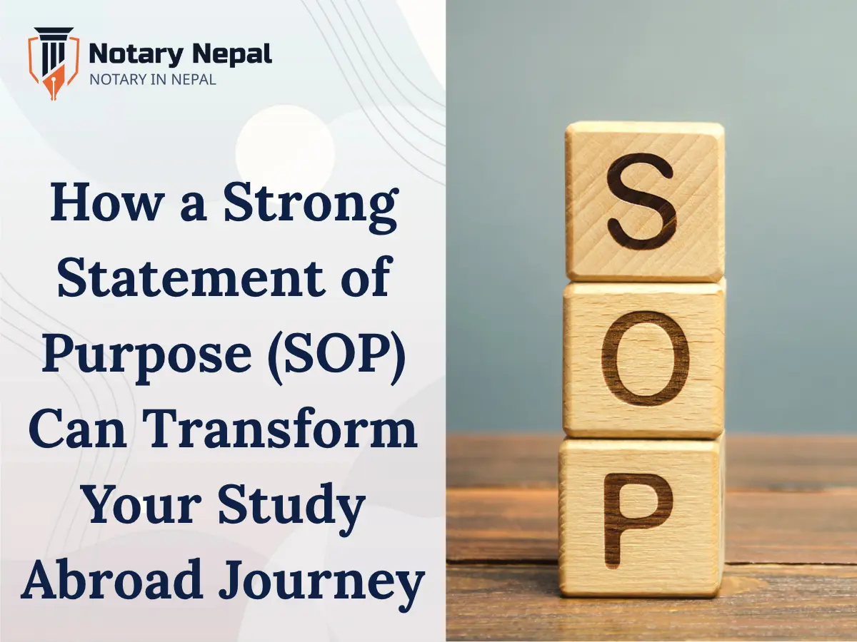 How a Strong Statement of Purpose (SOP) Can Transform Your Study Abroad Journey