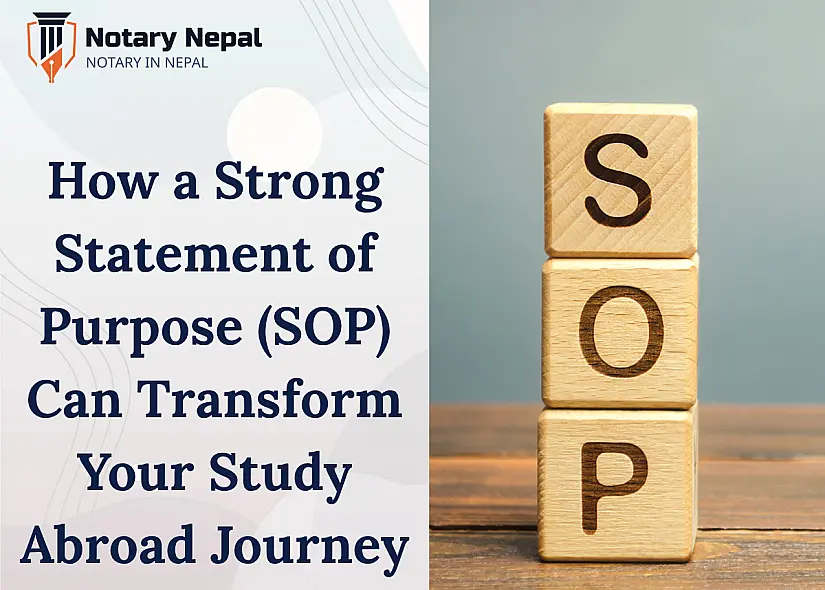 How a Strong Statement of Purpose (SOP) Can Transform Your Study Abroad Journey