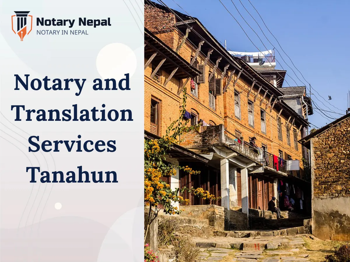 Online Notary and Translation Services Tanahun