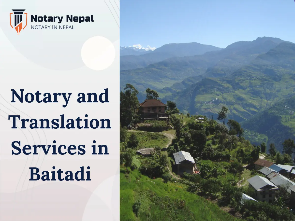 Online Notary and Translation Services in Baitadi