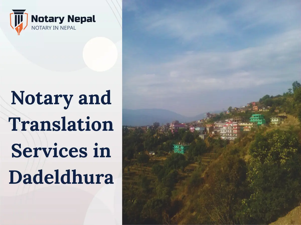 Online Notary and Translation Services in Dadeldhura