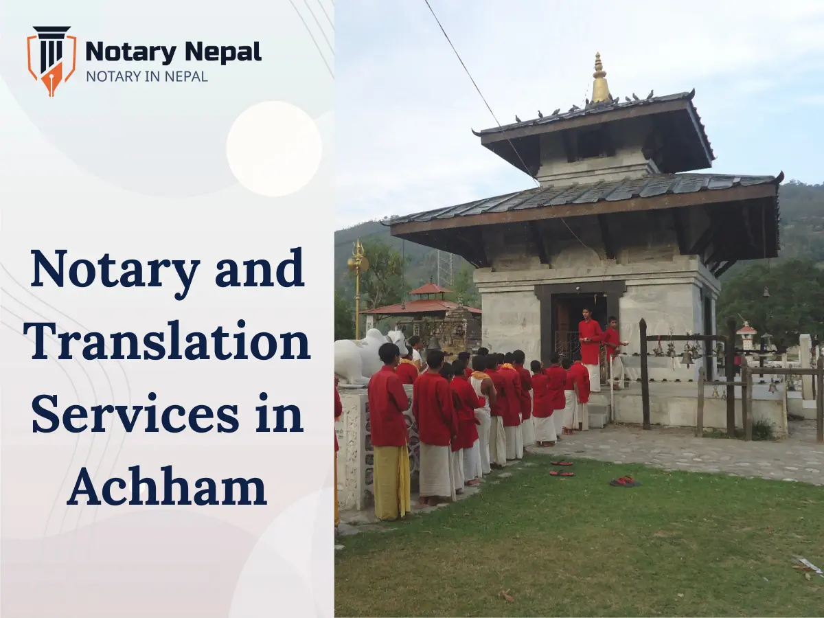 Online Notary and Translation Services in Achham