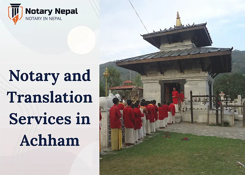 Online Notary and Translation Services in Achham