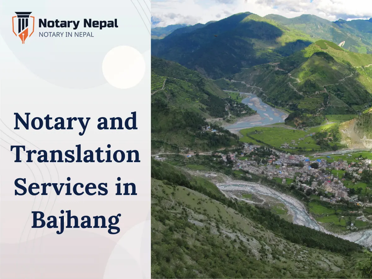 Online Notary and Translation Services in Bajhang
