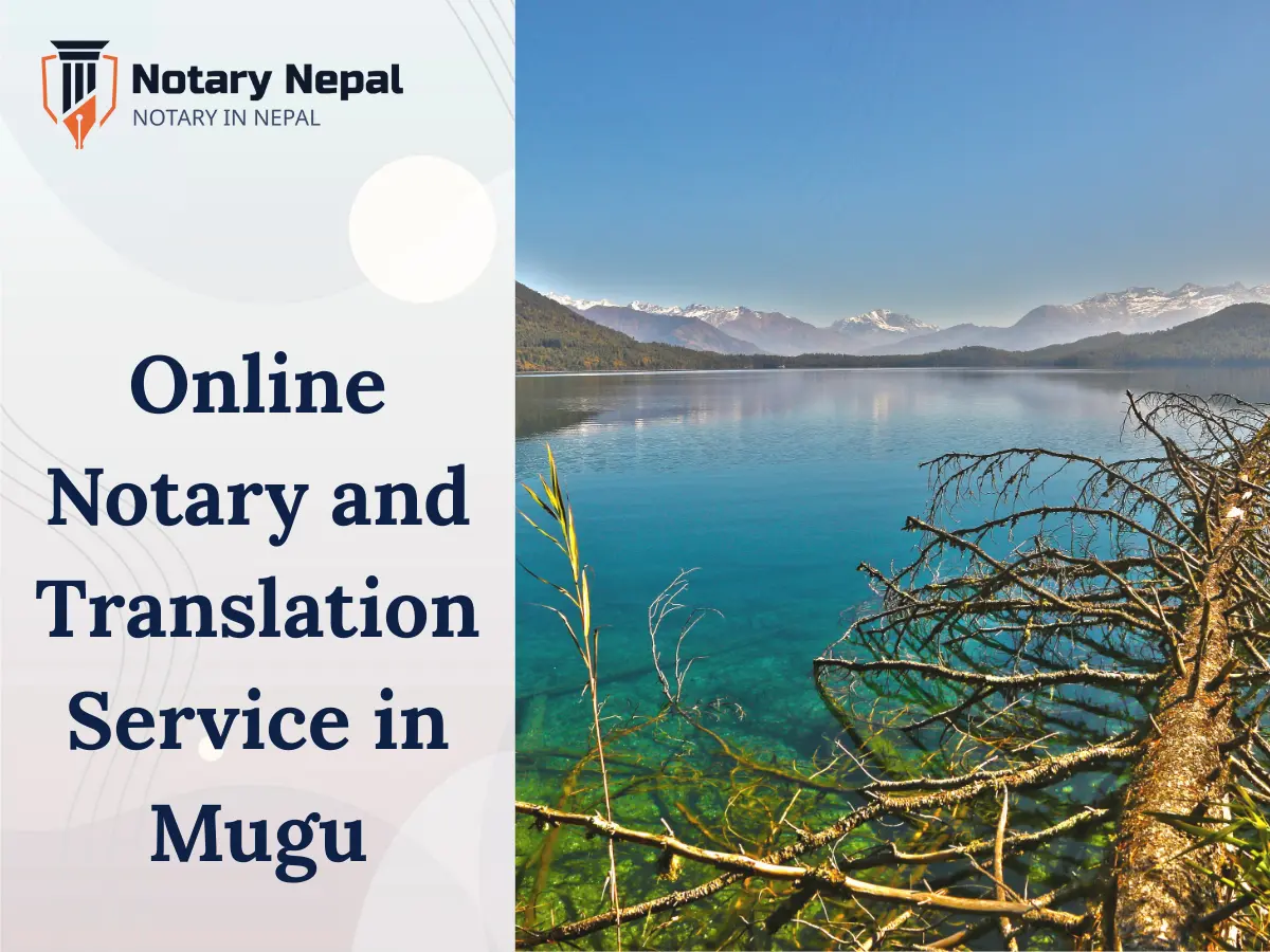 Online Notary & Translation Service in Mugu