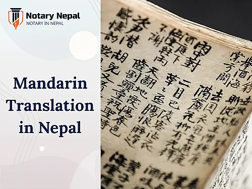 Mandarin Translation Service in Nepal: Certified, Fast & Embassy-Approved