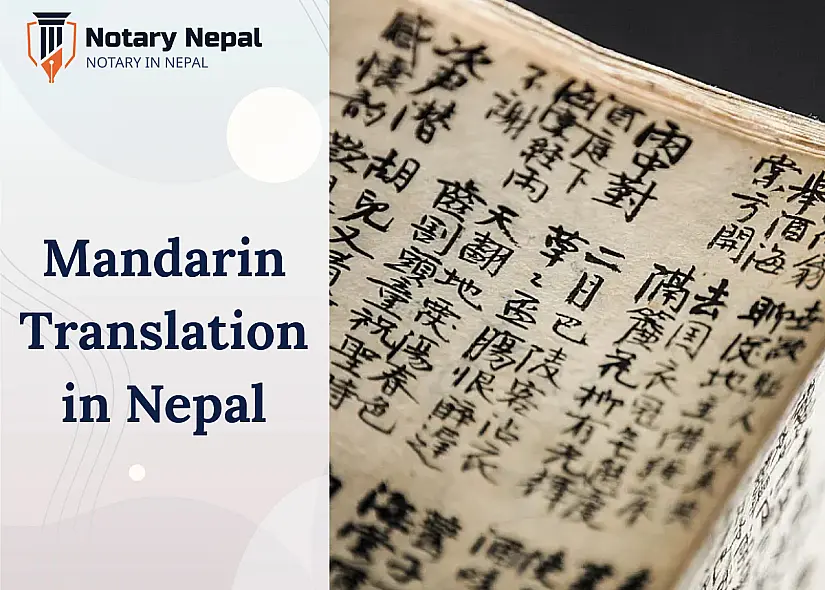 Mandarin Translation Service in Nepal: Certified, Fast & Embassy-Approved