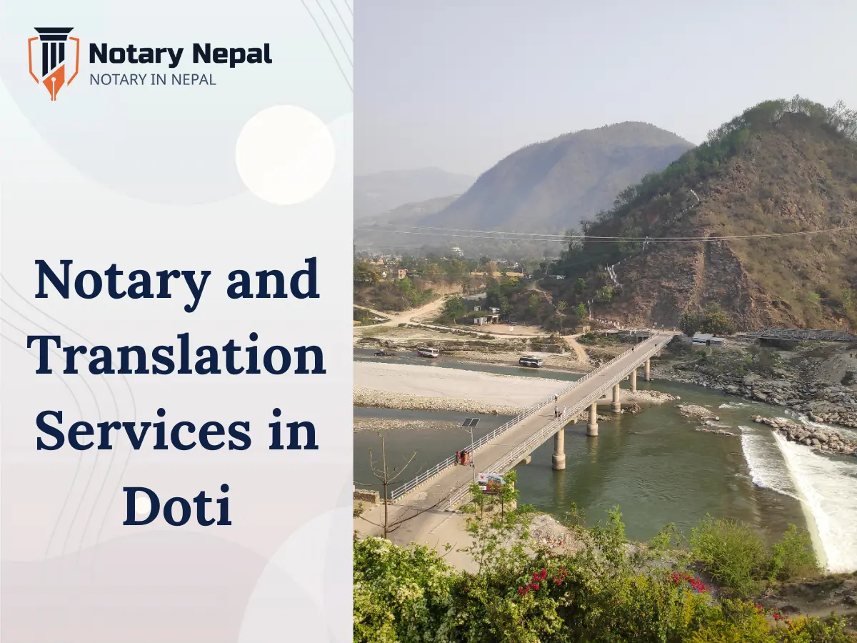 Reliable Notary and Translation Services in Doti, Nepal