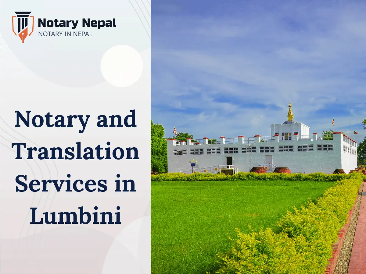 Seamless Online Notary and Translation Services in Lumbini, Nepal
