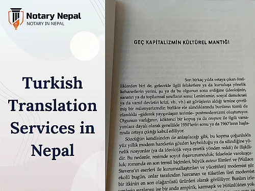 Turkish Translation Services in Nepal
