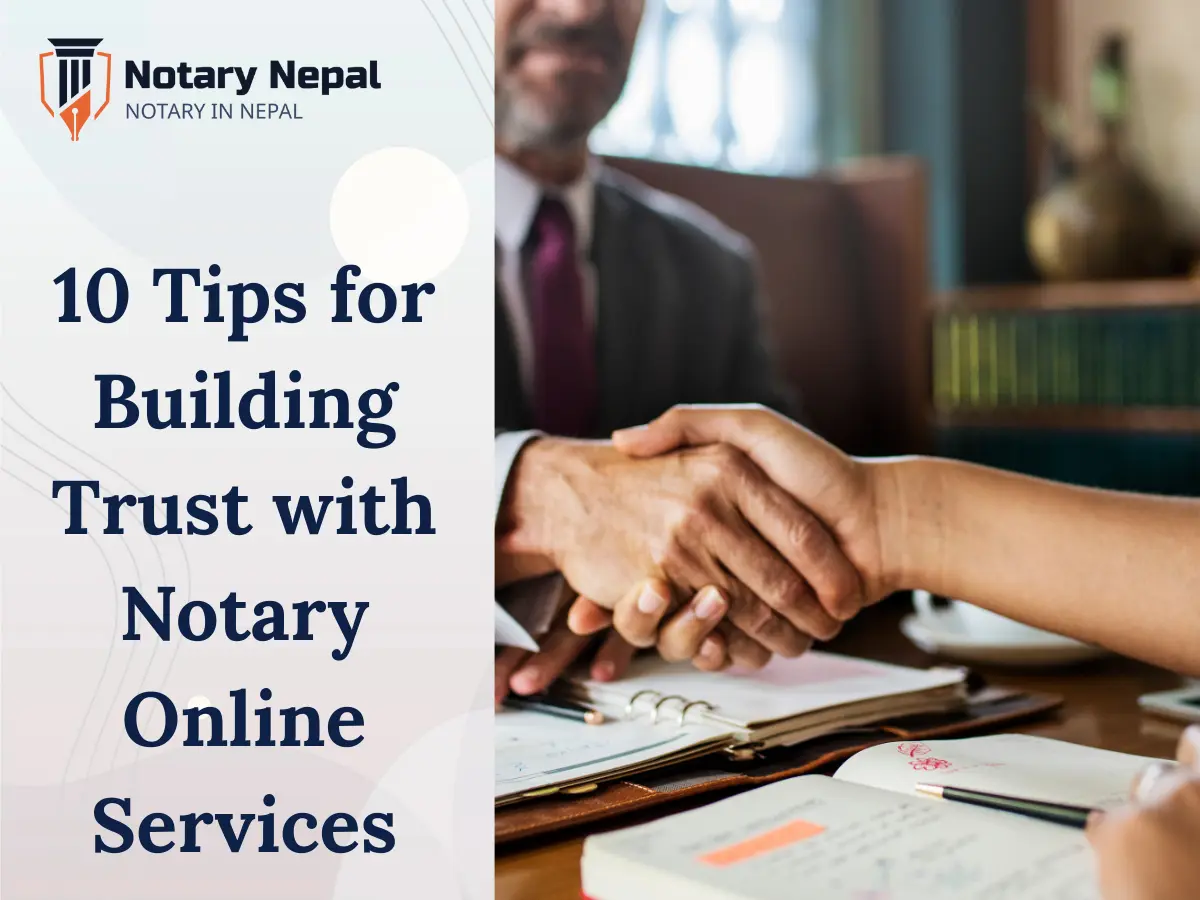 10 Tips for Building Trust with Notary Online Services