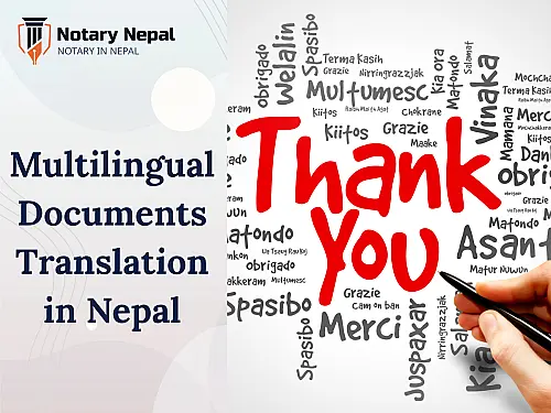 Multilingual Documents Translation in Nepal