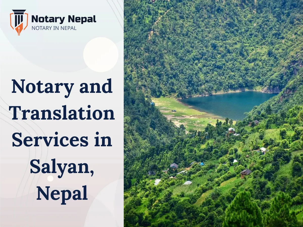 Reliable Notary and Translation Services in Salyan, Nepal