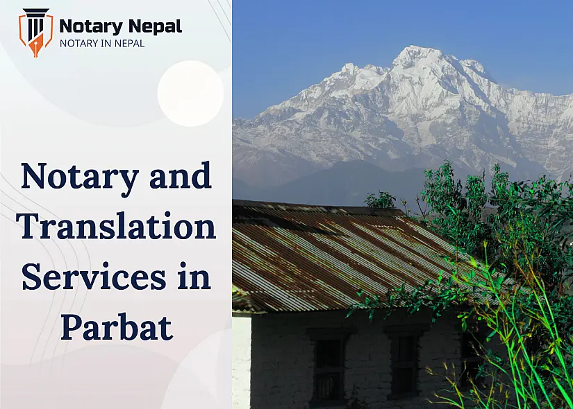 Online Notary and Translation Services in Parbat, Nepal