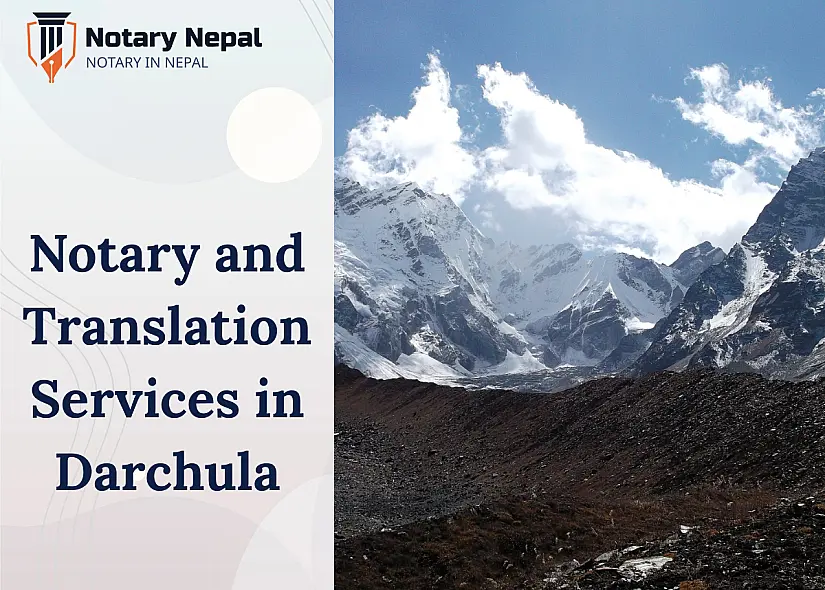 Notary and Translation Services in Darchula, Nepal