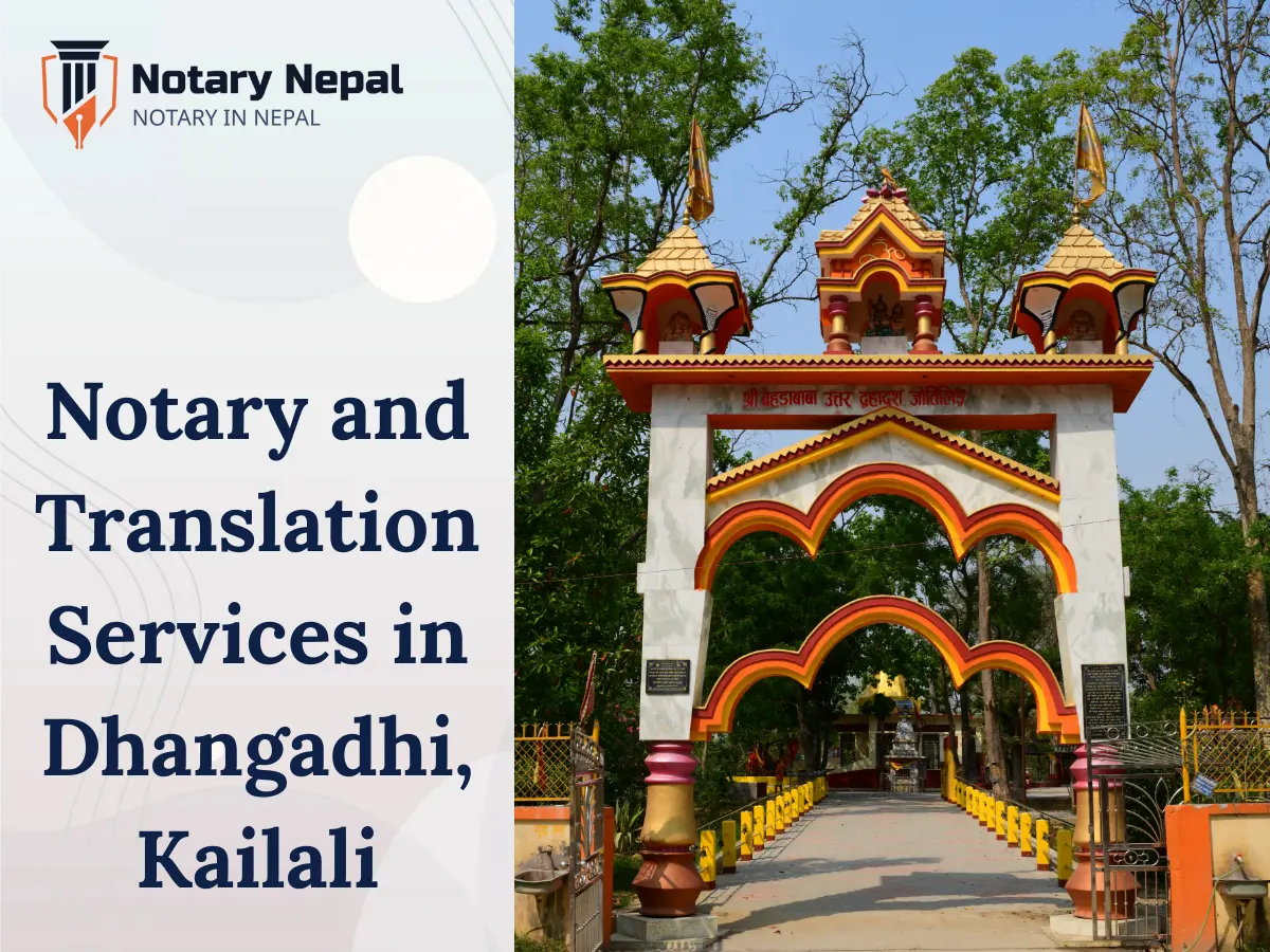 Reliable Online Notary and Translation Services in Dhangadhi, Kailali