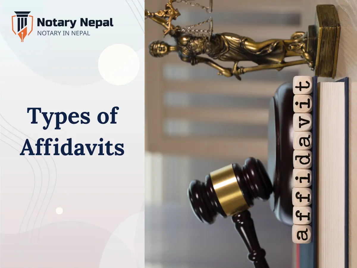 Types of Affidavits: A Comprehensive Guide for Nepal