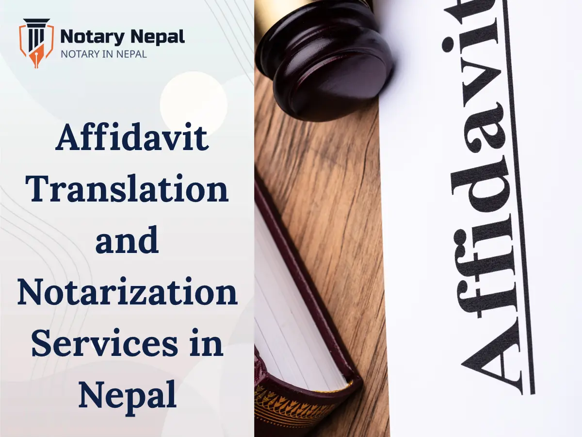 Certified Affidavit Translation and Notarization Services in Nepal